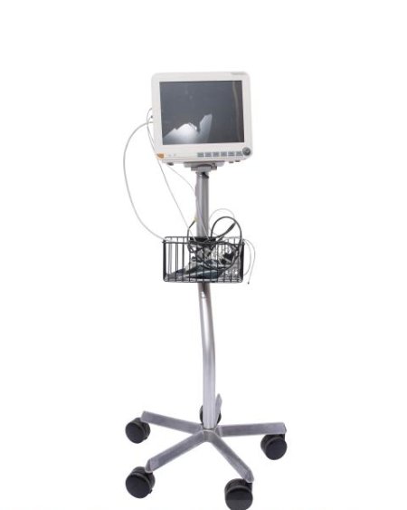 Heart monitor on stand